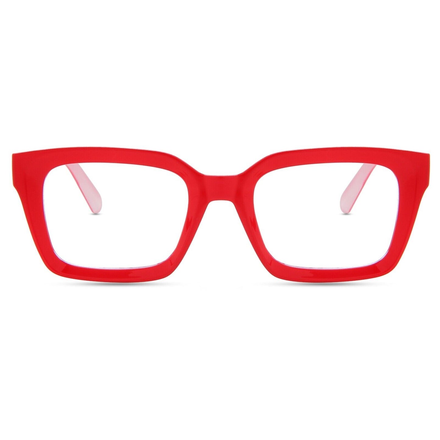 Mens Womens Retro Clear Lens Glasses Frame Hot Fashion Square Eyewear Unisex UK