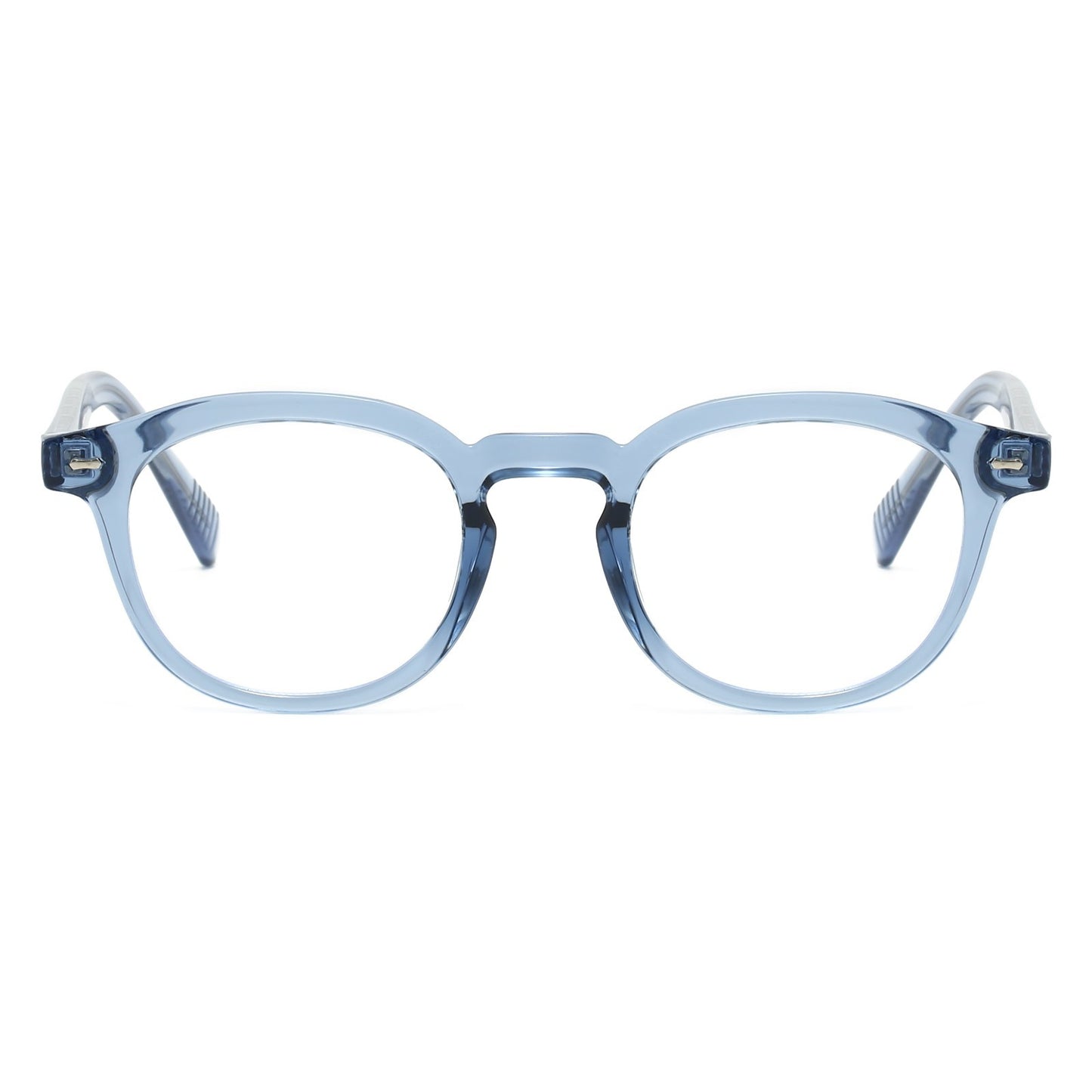Unisex Round Blue Light Blocking Glasses – Anti-Glare Computer Glasses