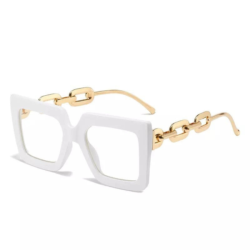 Black fashion New style Goggles Women Oversized Square Glasses Frames Men/Women