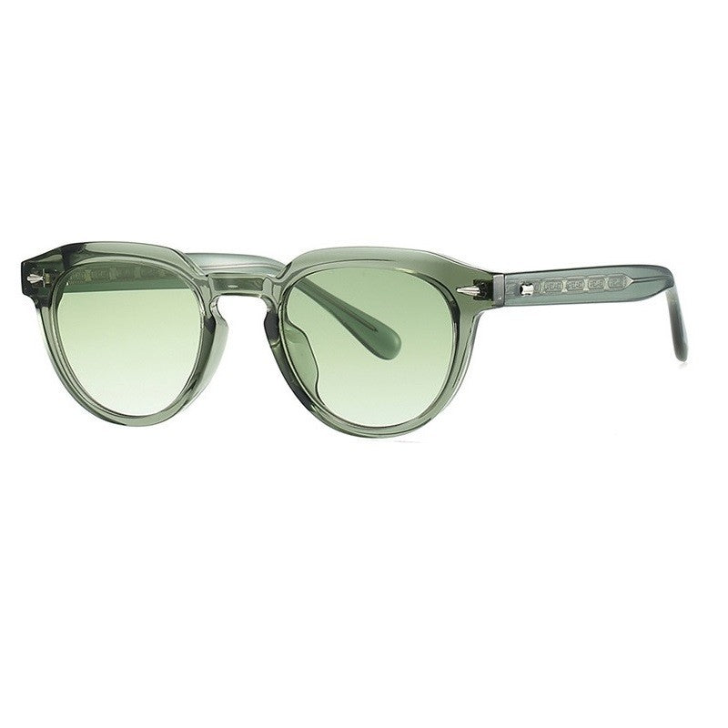 Unisex Luxury Round Sunglasses | Durable Metal Hinges