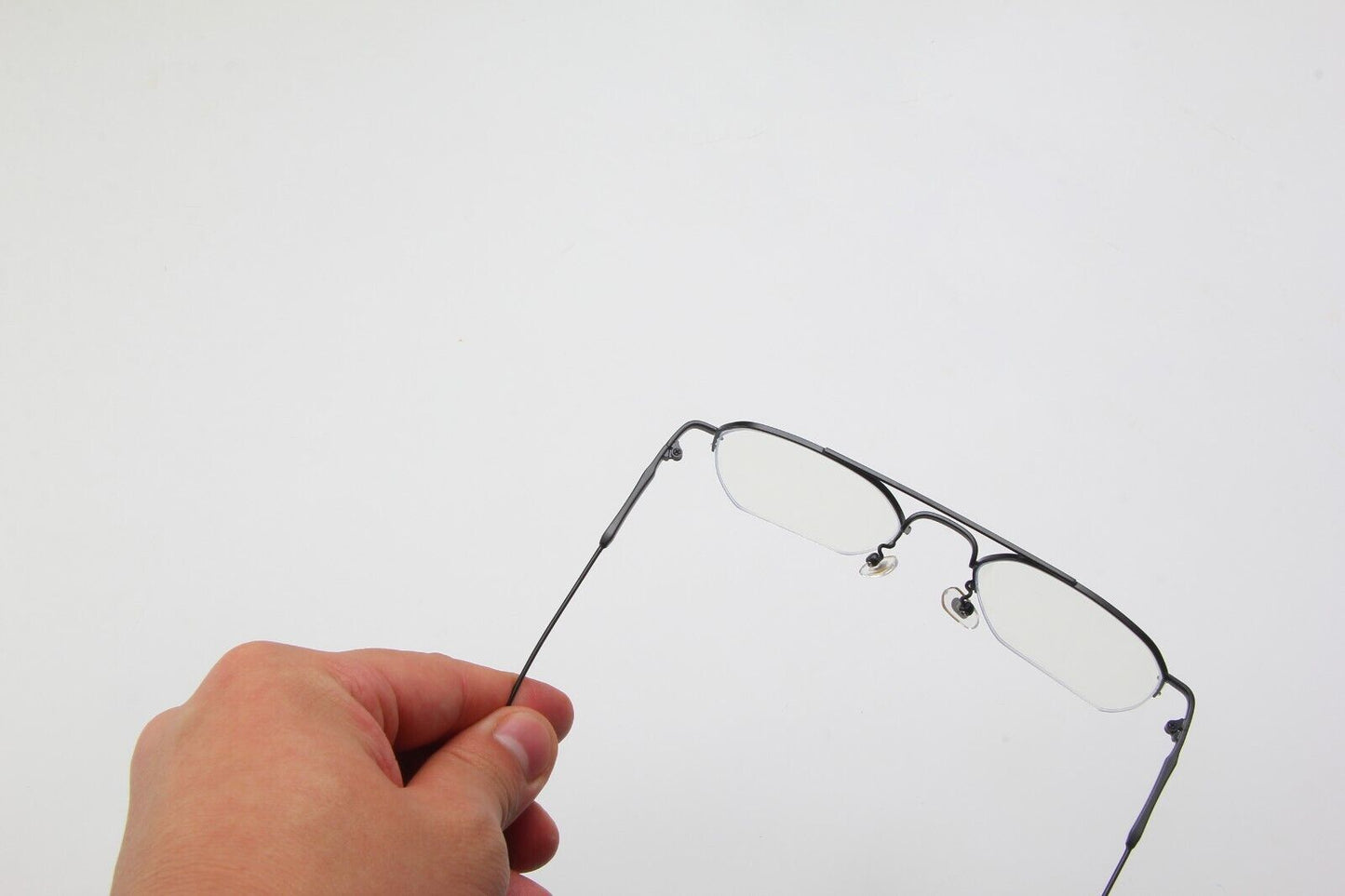 Anti Blue Light Eyeglasses Frames Semi-rimless Metal Frame Stylish Men/Women UK