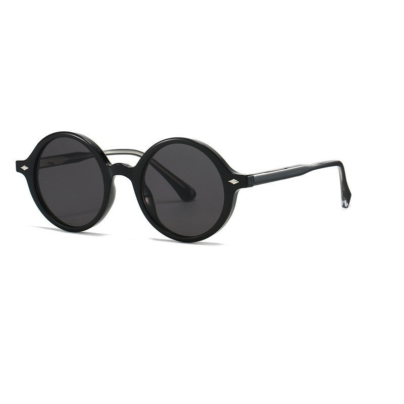 Metal Hinge Round Sunglasses | Unisex Retro Eyewear