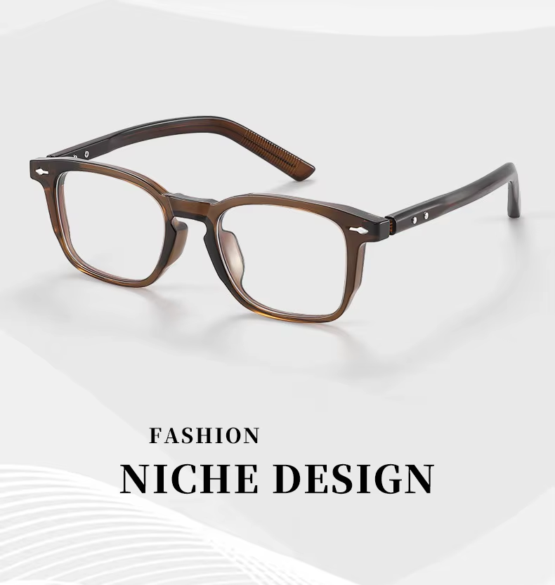 Square Blue Light Blocking Glasses Stylish Anti-Glare Eyewear for Men and Women