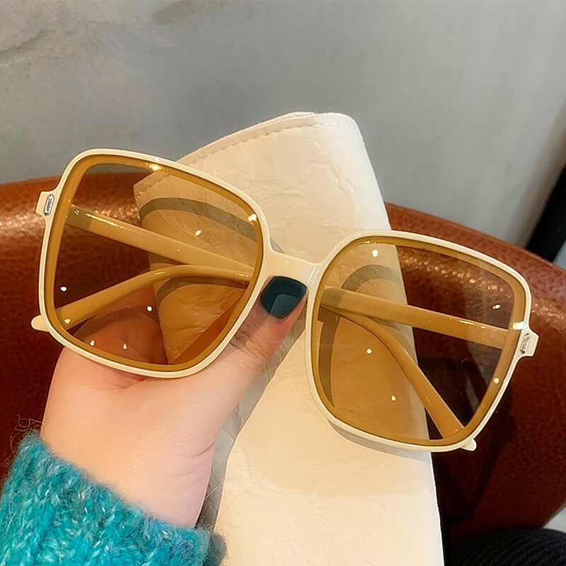 Women Big Frame Sunglasses Ladies Fashion Eyewear Brand Designer Retro