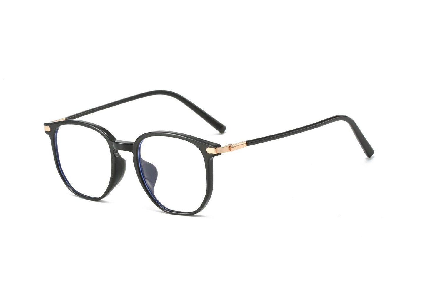 Unisex Round Anti Blue Light Blocking Glasses - Trendy Eye Protection UK Glasses