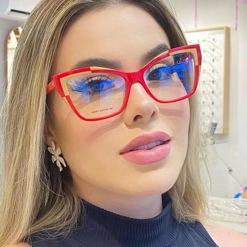 Stylish Cat Eye Anti Blue Light Blocking Glasses - Protect Your Eyes in Style!