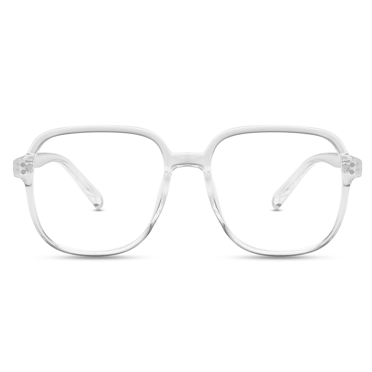 Large Square Frame Oversized Frame Clear Lens Nerd Geek Glasses