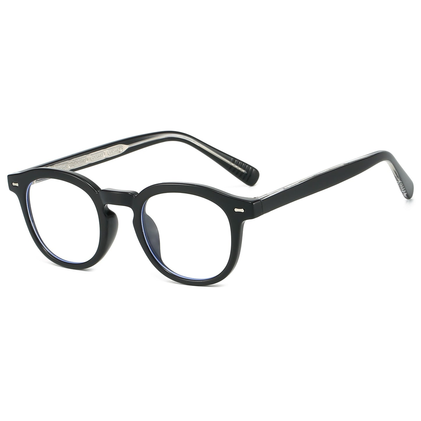 Unisex Round Blue Light Blocking Glasses – Anti-Glare Computer Glasses