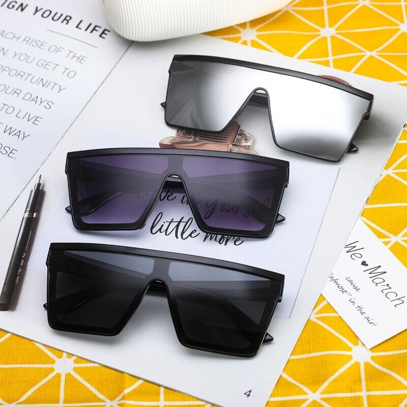 Large Oversized Ladies Women Sunglasses Desinger Big Frame Retro Vintage Fashion