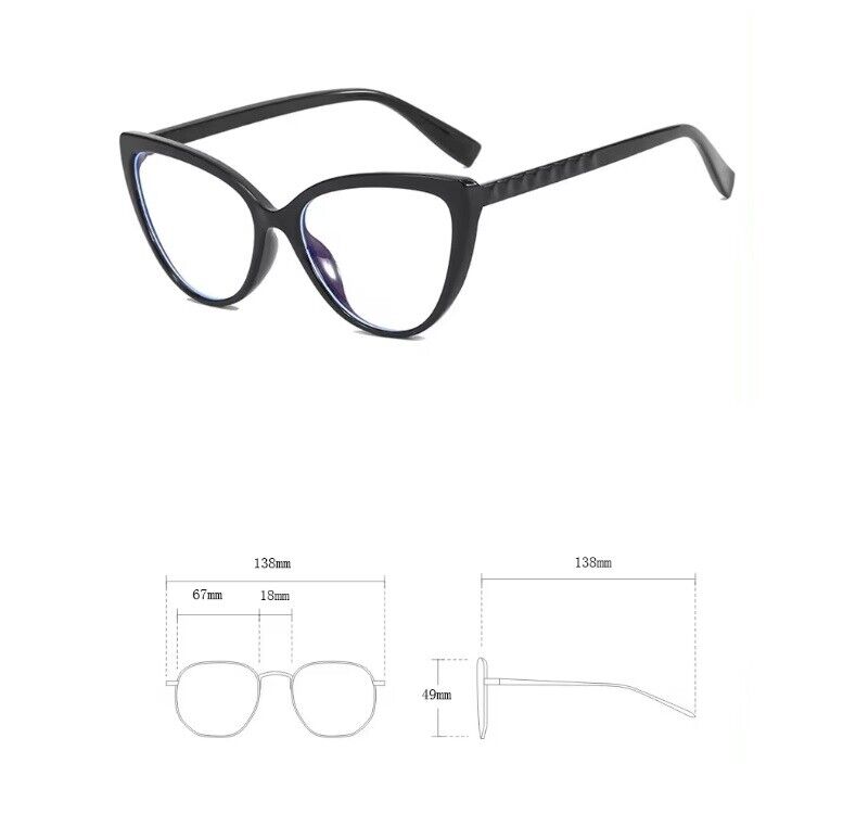 Blue Light Blocking Glasses Cat Eye for Women, Anti Blue Light Glasses Computer
