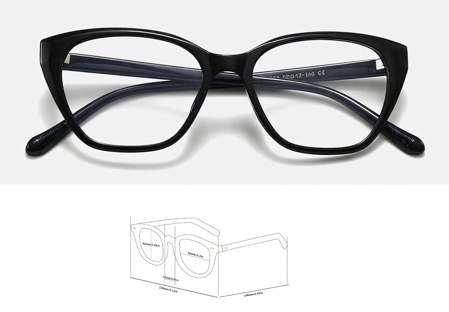 Cat Eye Glasses Women Anti Blue Light Blocking Computer Eyewear Fashion Glasses