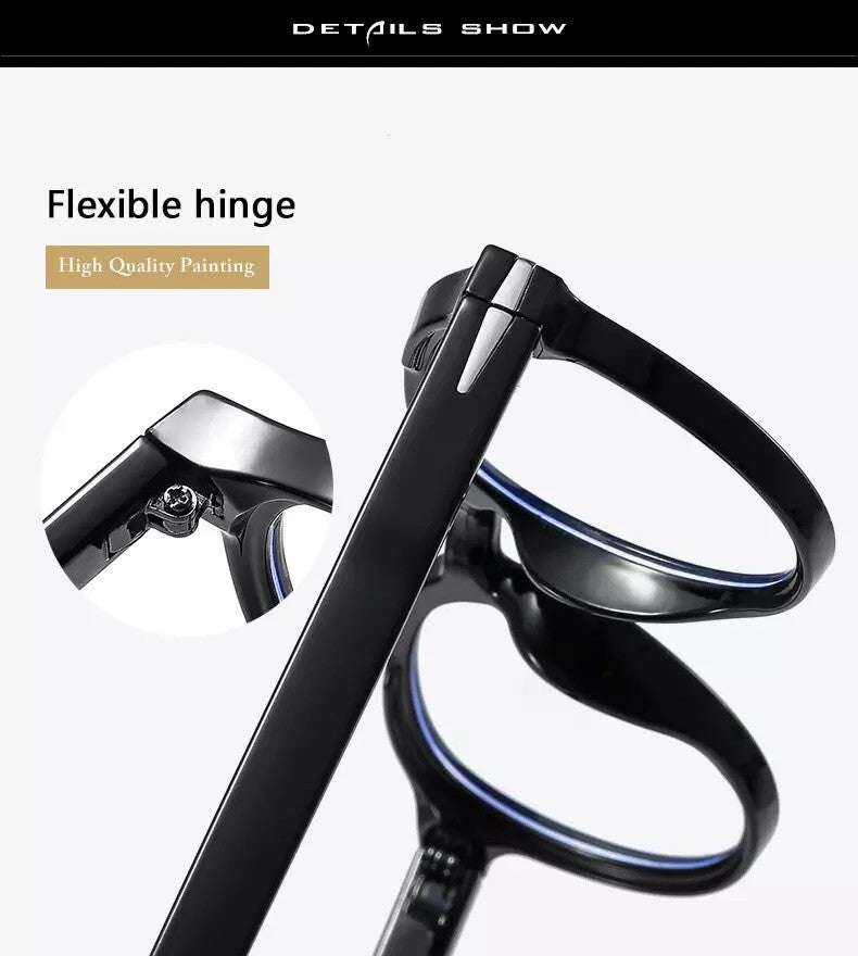 Clear Lens Fashion Glasses With Anti-Blue Light UV400 Lens