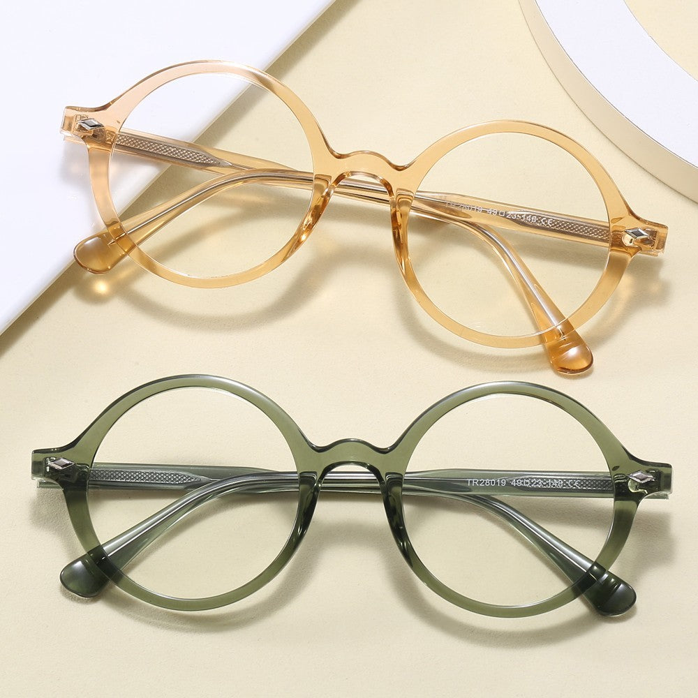 Round Blue Light Blocking Glasses – Stylish Anti-Glare Eyewear for Men and Women