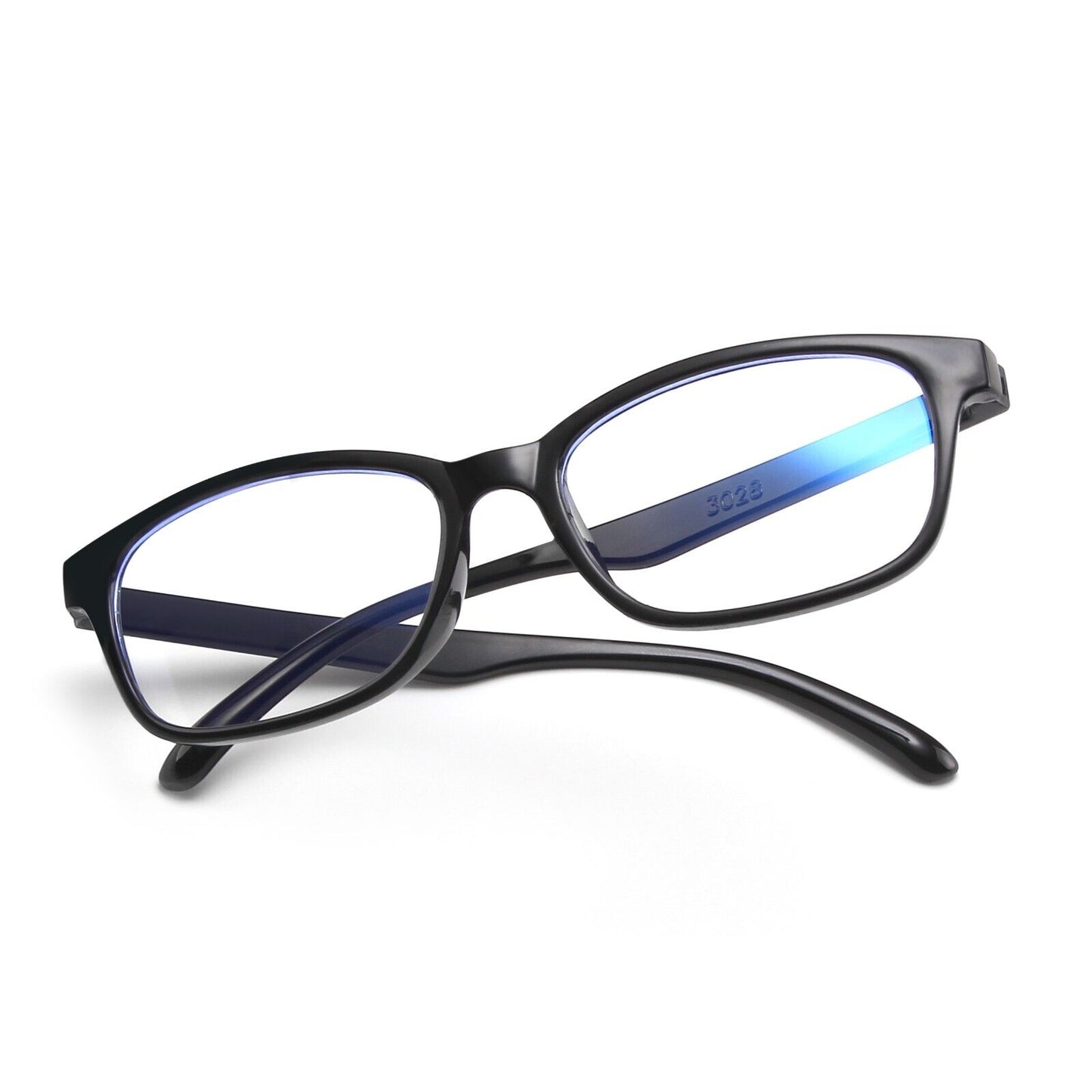 TikTok Trend Glasses Anti Fatigue Glare Clear Lens PC Gamers Blue Light Block HD