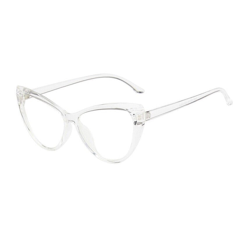 Womens Fashion Eyewear Shades Black Hot Fashion Clear Lens Nerd Geek Glasses UK