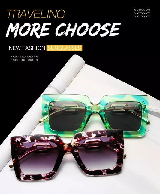 Large Oversized Ladies Women Sunglasses Desinger Big Frame Retro Vintage Fashion