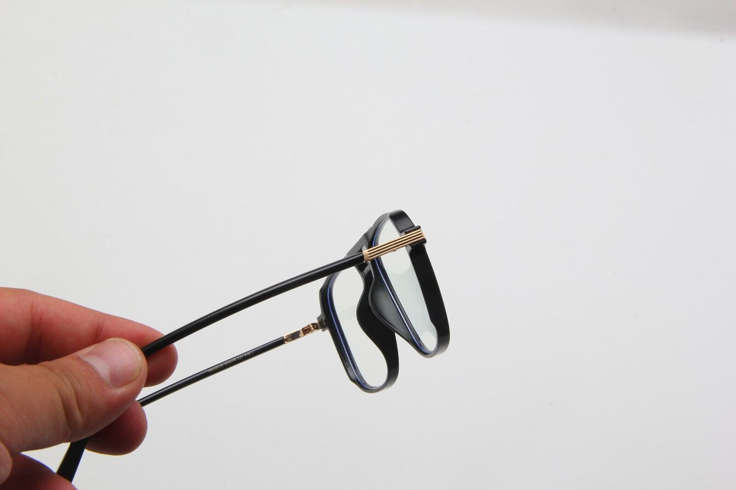 Double Bridge Square Anti-blue Light Glasses Men/Women Vintage Computer Glasses