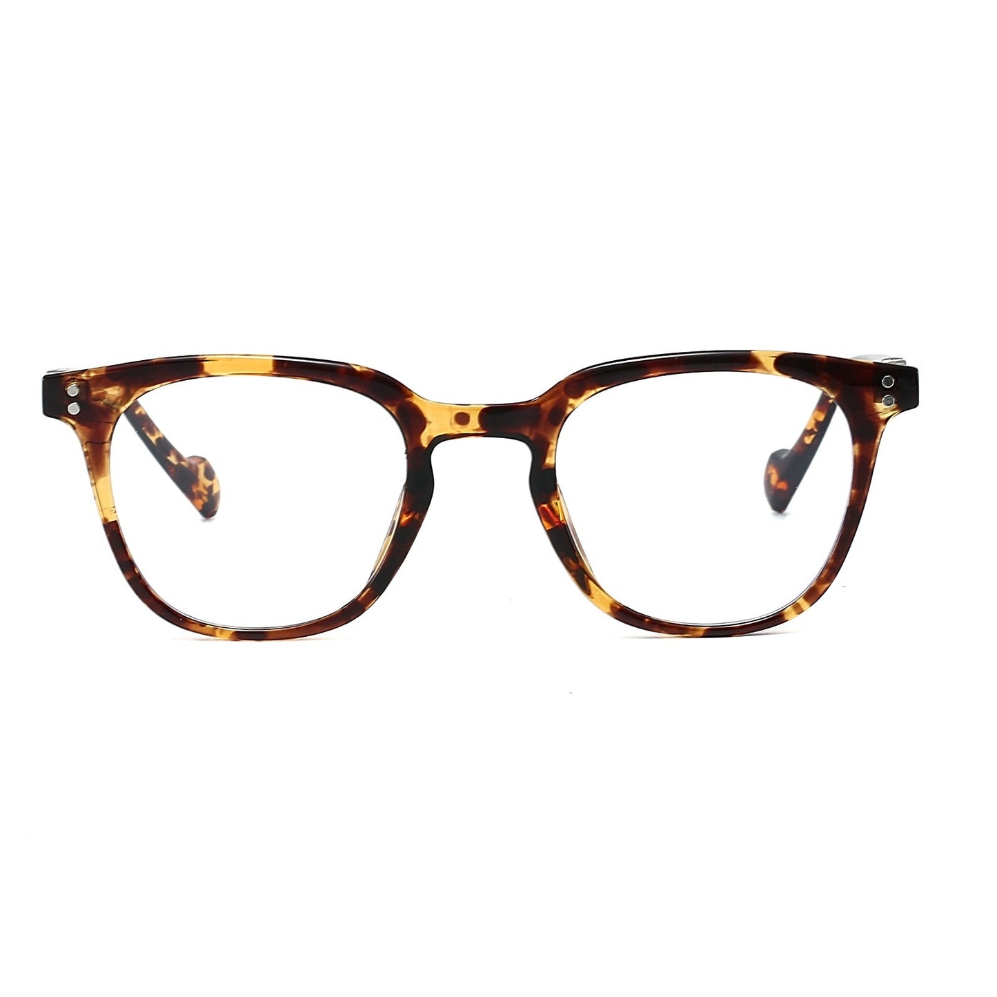 Black Unisex Trendy Round Frame Blue Light Glasses – Digital Screen Protection