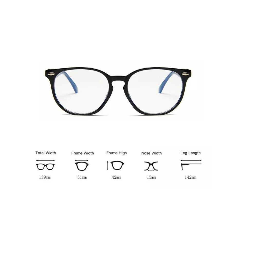 Unisex Fashion Clear Lens Anti Blue Light Filter Gaming TV PC Glasses Frames UK