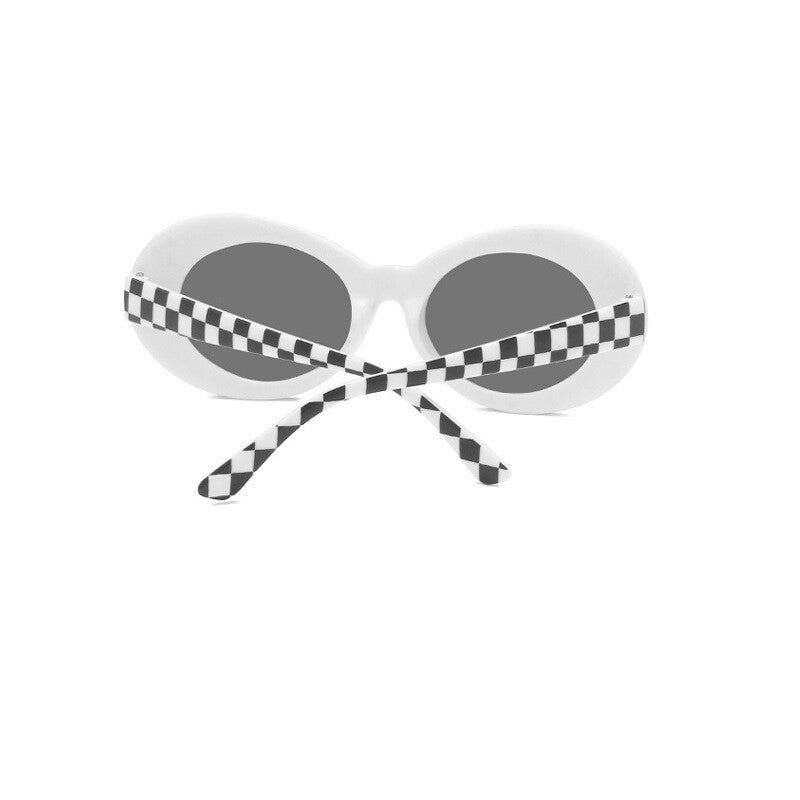 New fashion Kurt Cobain Oval Sunglasses Harajuku Men Vintage Retro Female