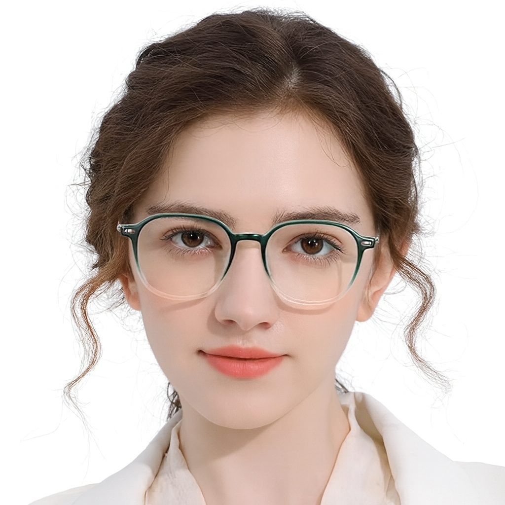 Square Anti Blue Light Computer Glasses Lightweight Retro Unisex Frame