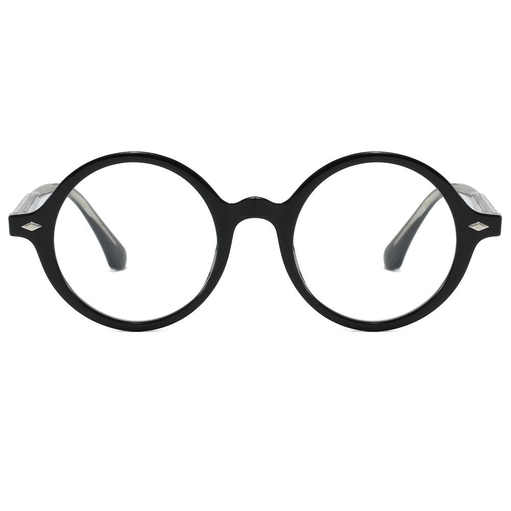Round Blue Light Blocking Glasses – Stylish Anti-Glare Eyewear for Men and Women