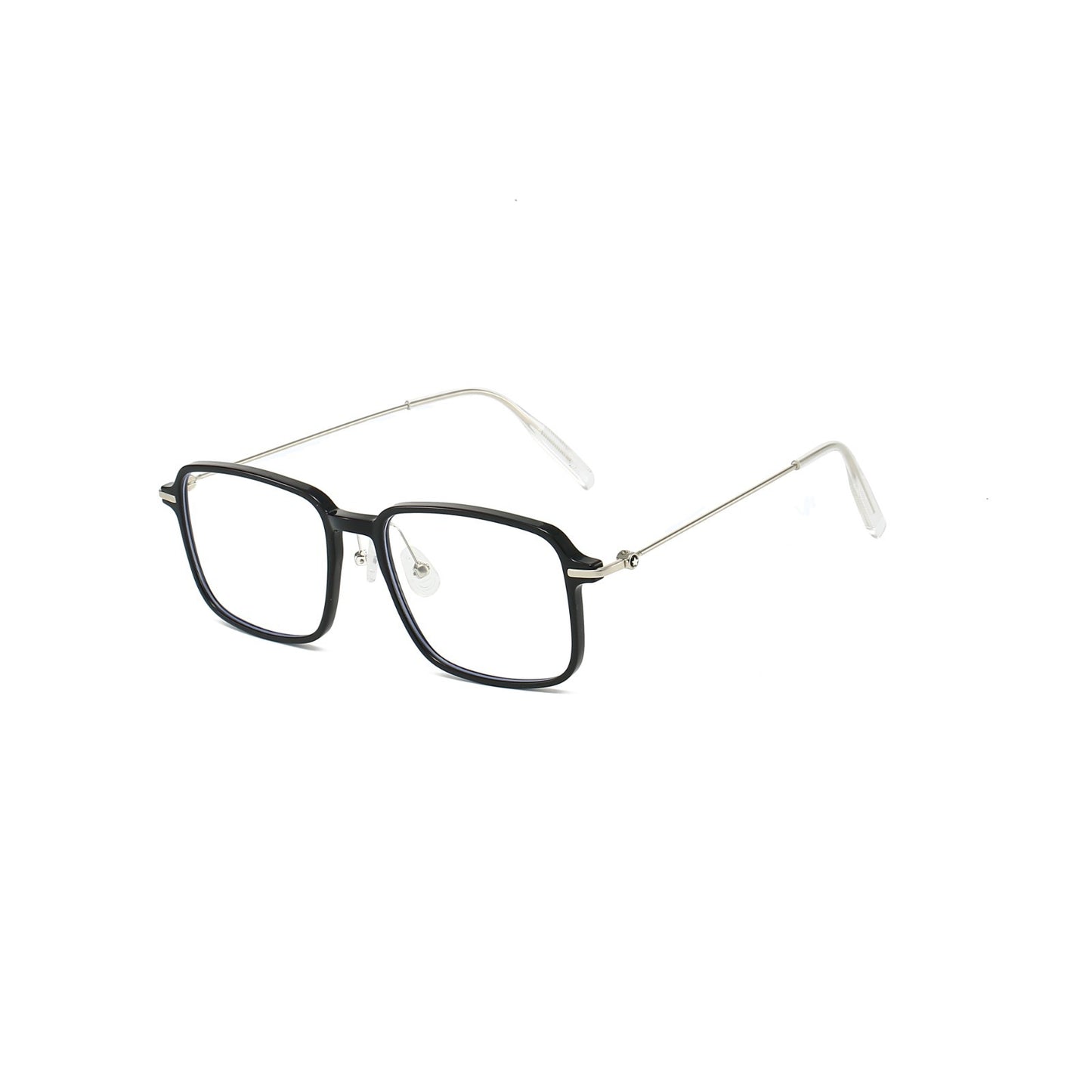 Black Square Anti Blue Light Glasses for Men and Women Classic Computer Eyewear