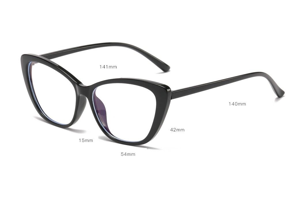 Super Popular Cat Eye Computer Glasses Anti Blue Light Fashion Frames For Women