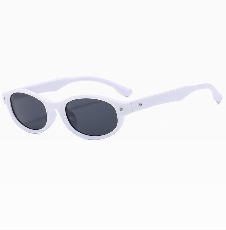 Sleek and Minimalist Small Oval Sunglasses Perfectly Crafted for a Retro Look