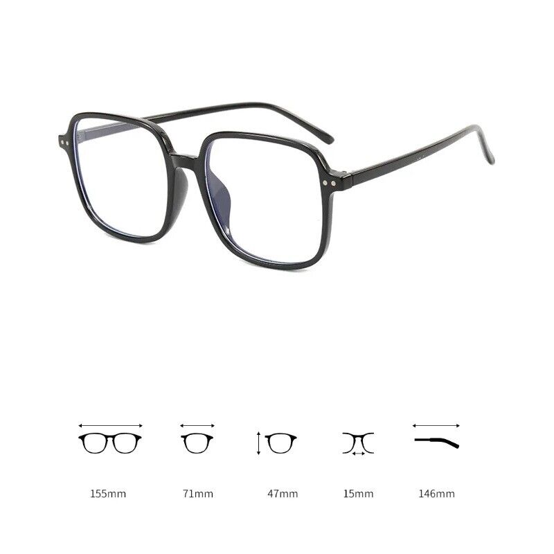 Square Blue Light Blocking Glasses - Stylish