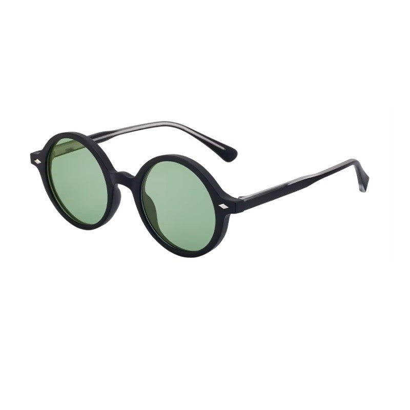 Metal Hinge Round Sunglasses | Unisex Retro Eyewear