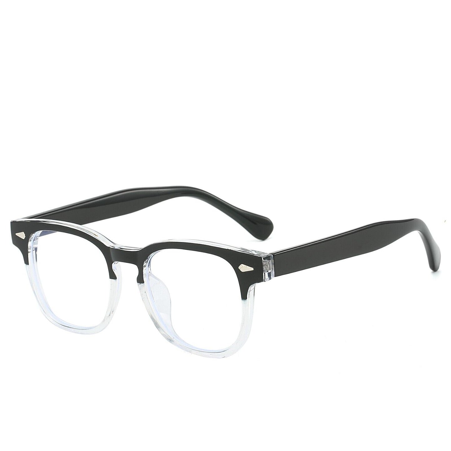 Small Square Anti Blue Light Blocking Glasses - Stylish Eye Protection Daily Use