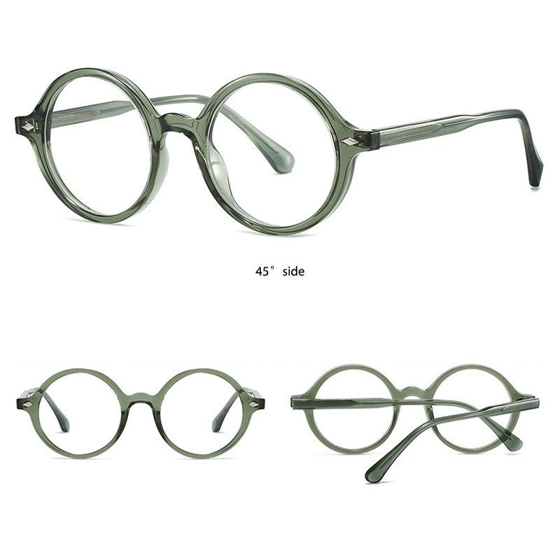 Round Blue Light Blocking Glasses – Stylish Anti-Glare Eyewear for Men and Women