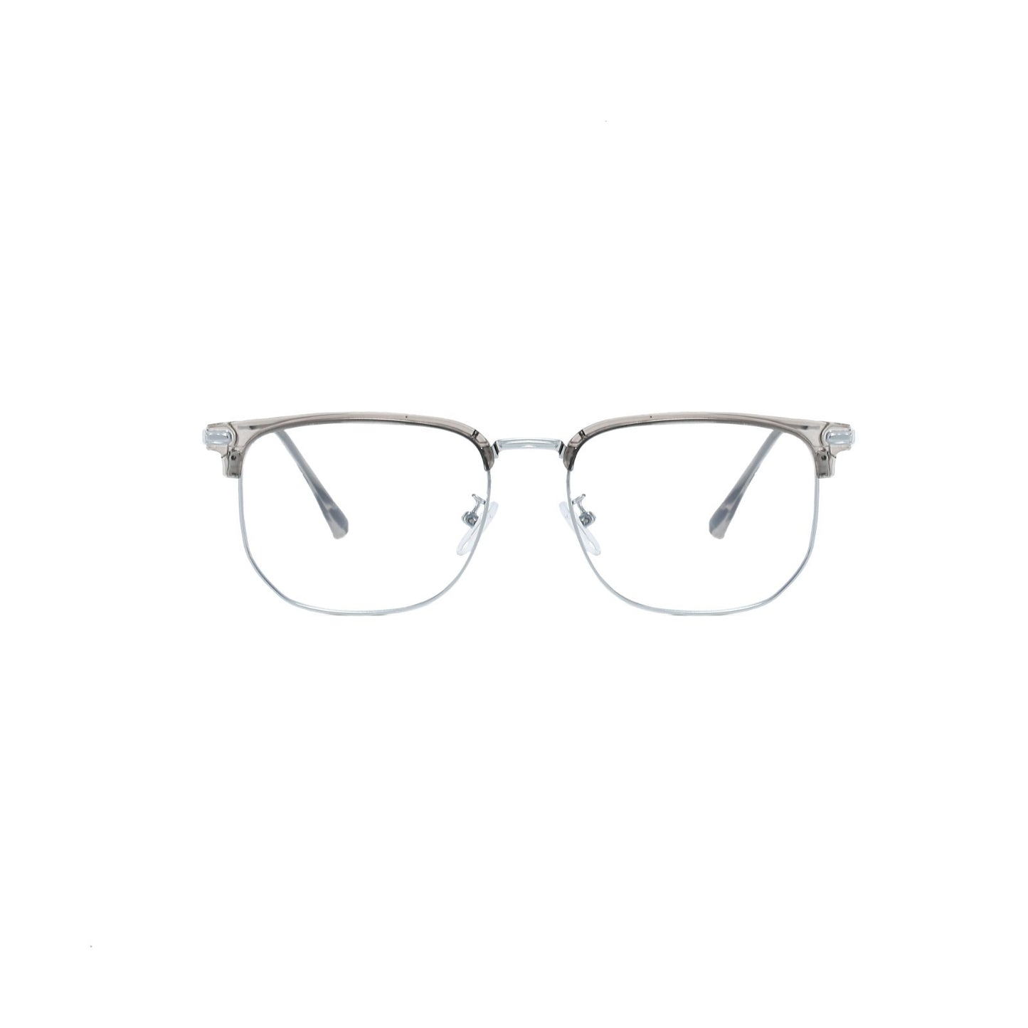 Unisex Classic Metal Square Glasses Anti Blue Light Lenses for Screen Protection