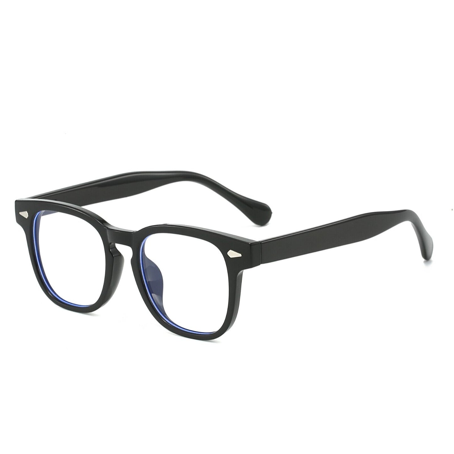 Small Square Anti Blue Light Blocking Glasses - Stylish Eye Protection Daily Use