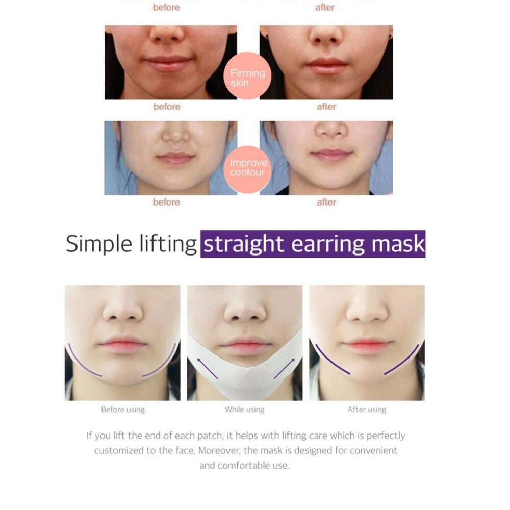 Compact V Face Mask For V Shape Ear Hook Anti-aging Tightening Gel Sleeping Mask