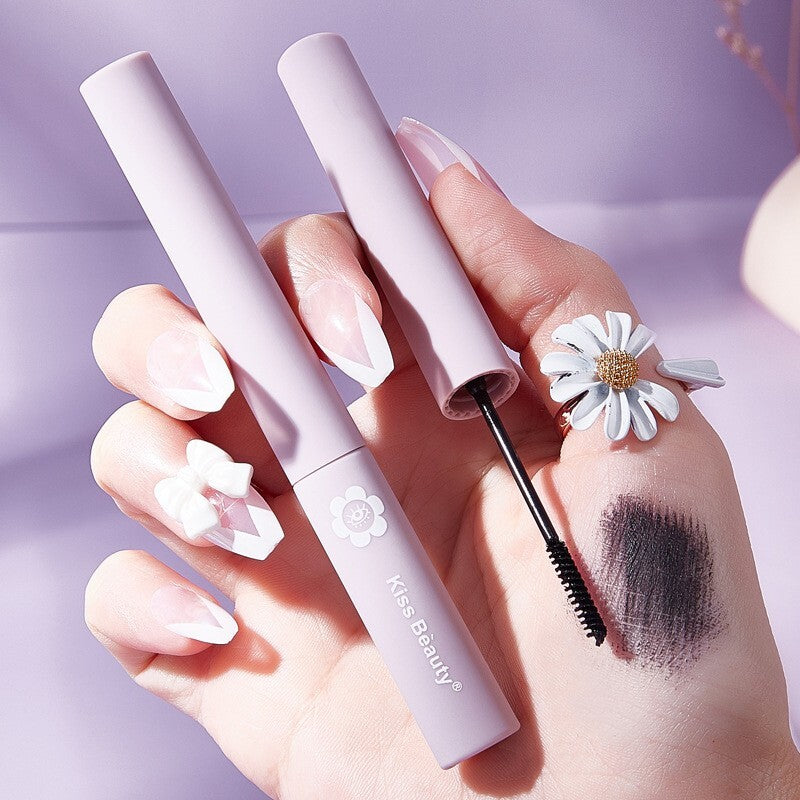 KISS BEAUTYCurling Mini Mascara Long Lasting Skinny Micro-Cara 2.5mm Thin Brush