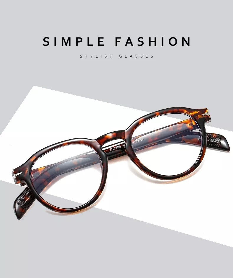 Clear Lens Fashion Glasses With Anti-Blue Light UV400 Lens