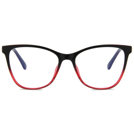 Cat Eye Frame Eyewear Womens High Quality Glasses Anti Blue light Filter Lens