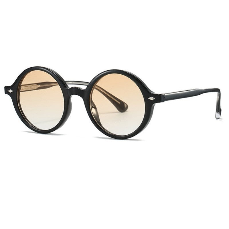 Metal Hinge Round Sunglasses | Unisex Retro Eyewear