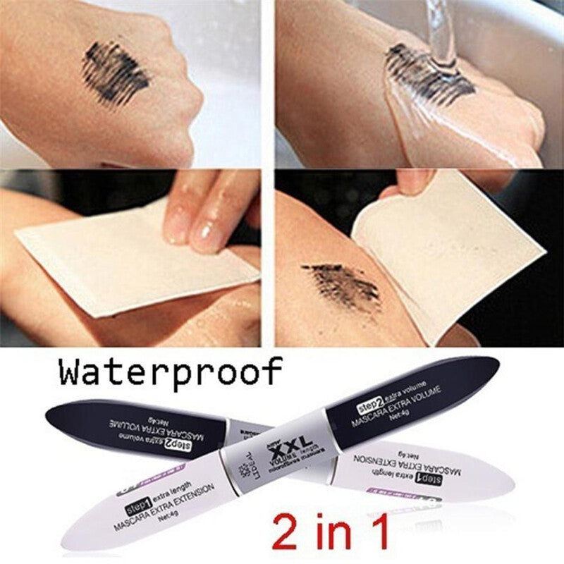 4D Silk Fibre Mascara Waterproof Eyelashes Lash Long Lasting Extension Make Up