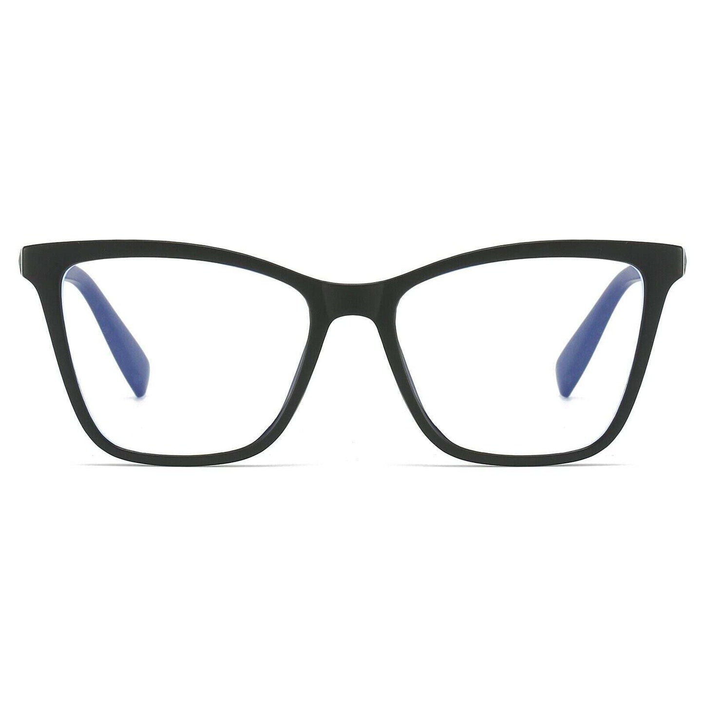 Black Cat Eye Blue Light Blocking Glasses Retro Women Computer Glasses Frames