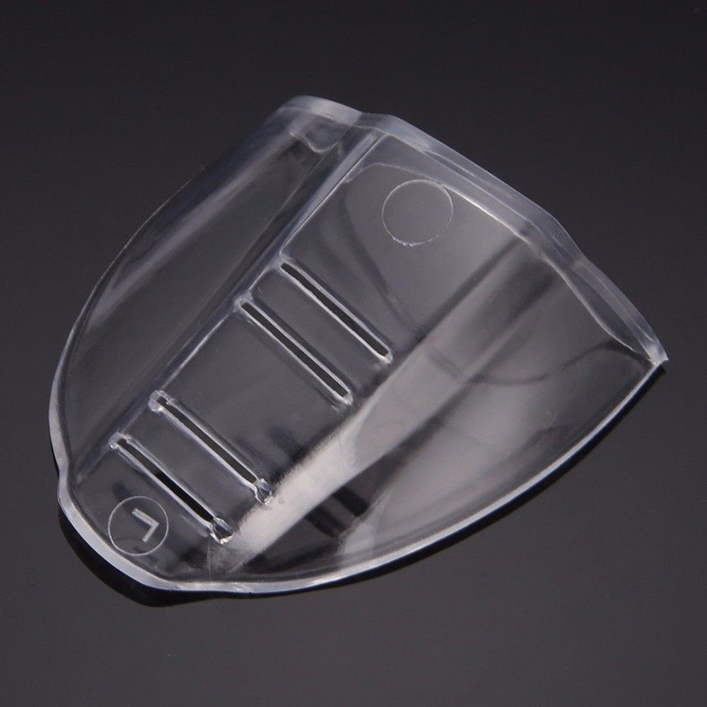 Universal Flexible Protective Clear Cover Side Shields Flap Side For Eye Glasses