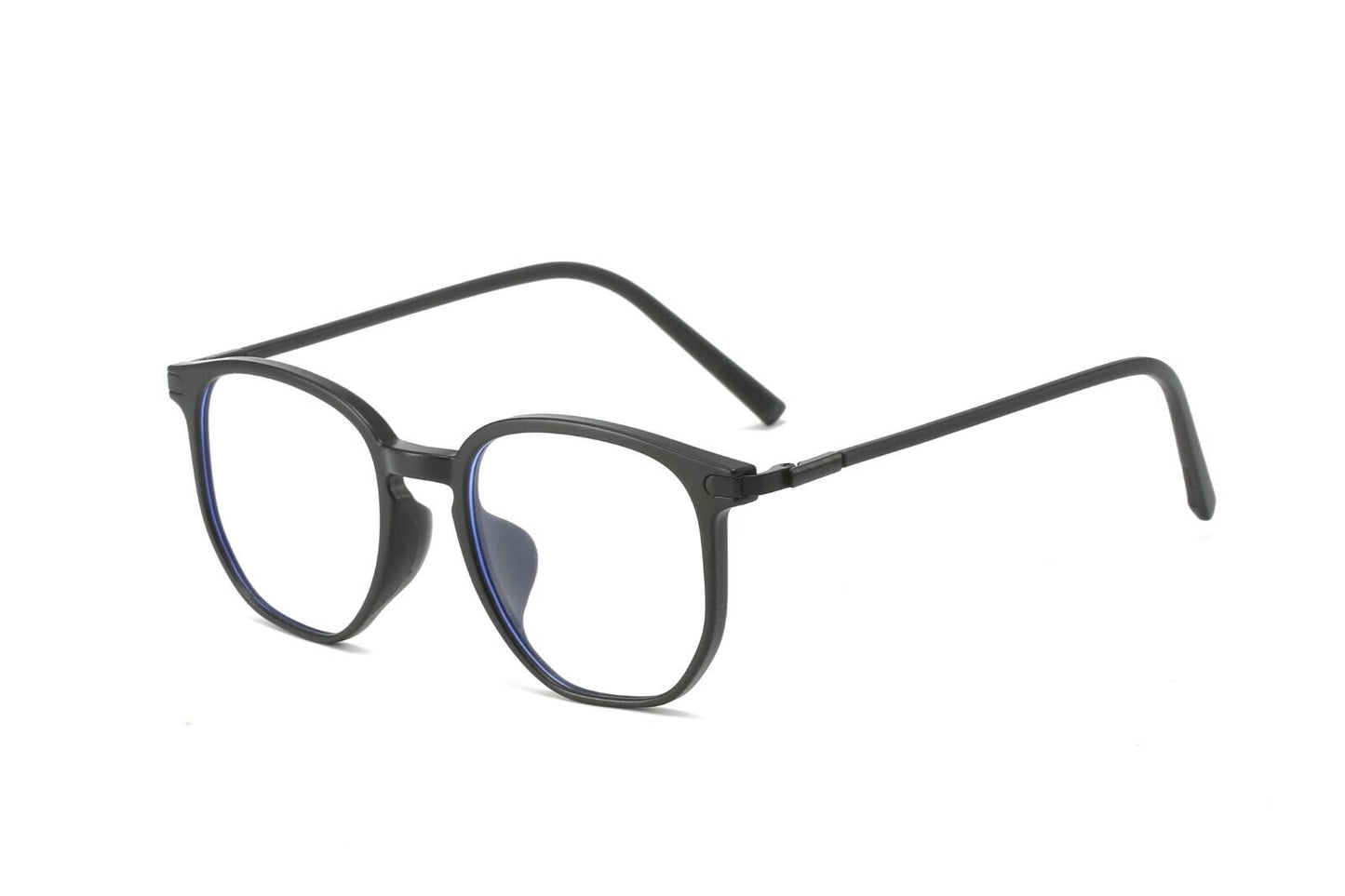 Unisex Round Anti Blue Light Blocking Glasses - Trendy Eye Protection UK Glasses