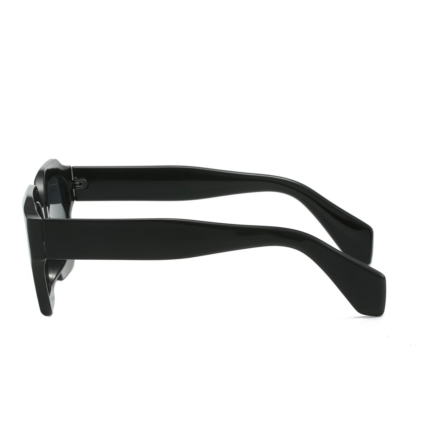 Simple Thick Frame Sunglasses Woman Polygon Euro-American Style Eyewear Glasses
