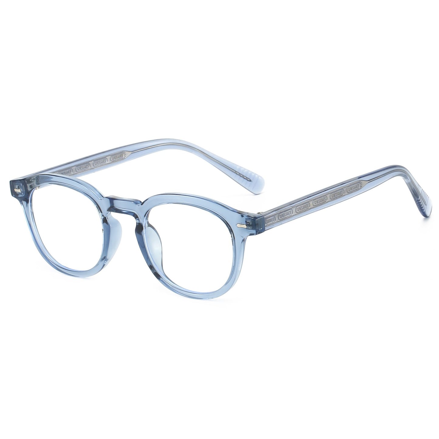 Unisex Round Blue Light Blocking Glasses – Anti-Glare Computer Glasses