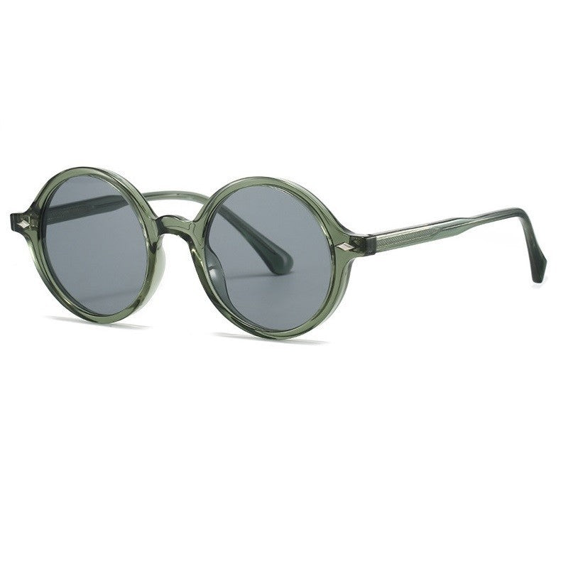 Metal Hinge Round Sunglasses | Unisex Retro Eyewear