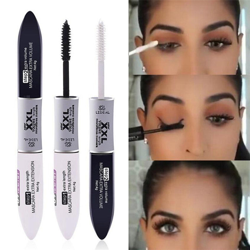 4D Silk Fibre Mascara Waterproof Eyelashes Lash Long Lasting Extension Make Up