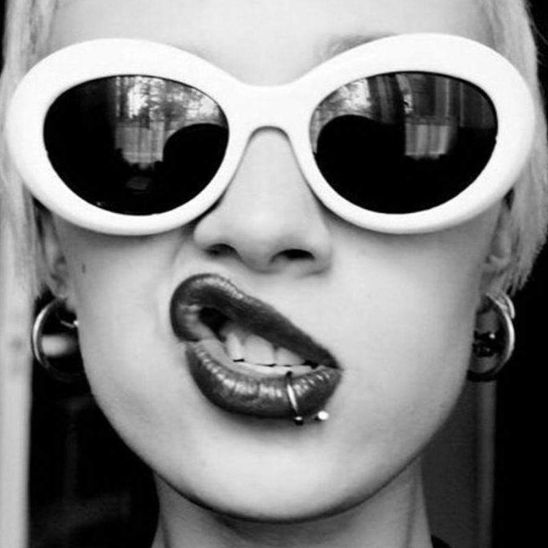 New fashion Kurt Cobain Oval Sunglasses Harajuku Men Vintage Retro Female