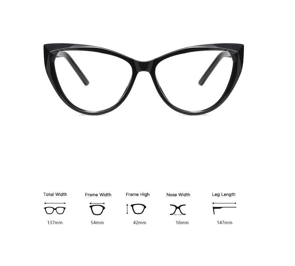 Womens Fashion Eyewear Shades Black Hot Fashion Clear Lens Nerd Geek Glasses UK
